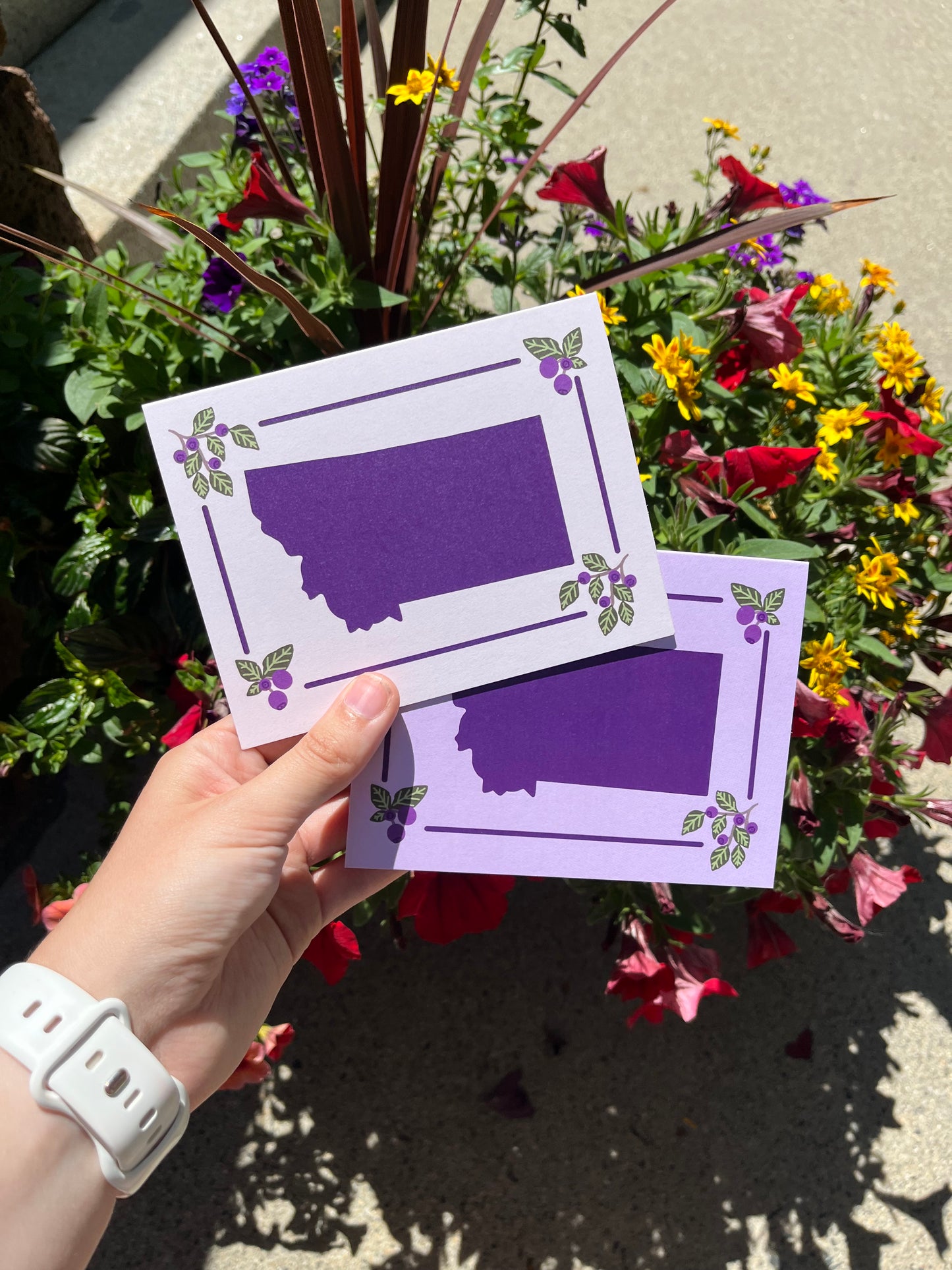 Montana State Huckleberries Card