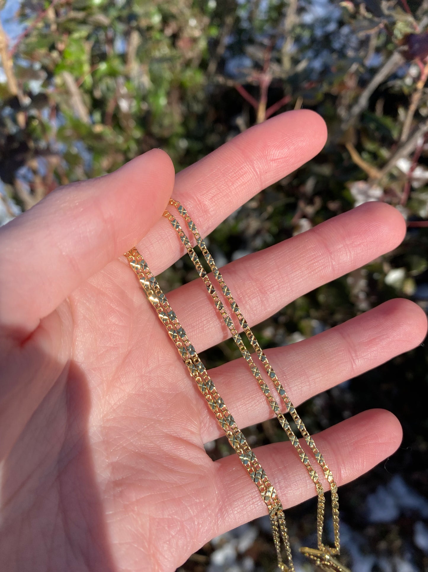 Love Letter Gold Mail Inspired Sunburst Charm Necklace in Postcard or Card