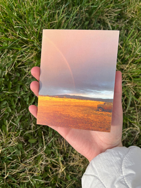 Scout 2 and Rainbow Scenic View Card