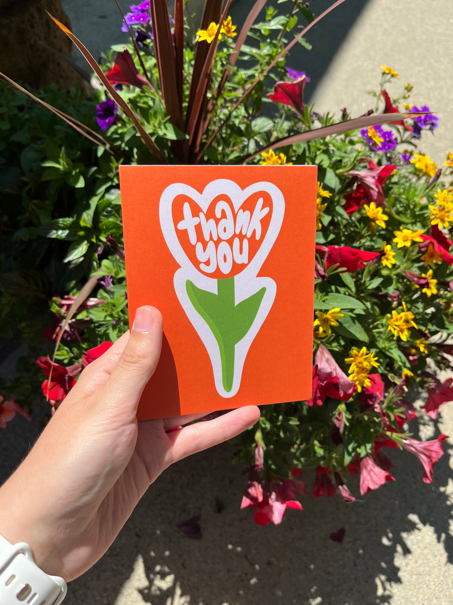 Tulip Thank You Card