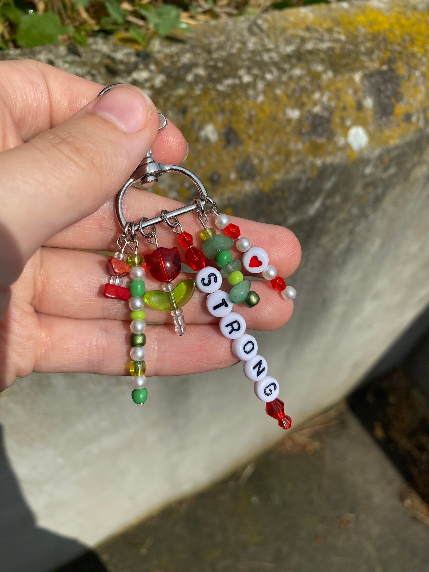 STRONG Silver D-Ring Swivel Keychian