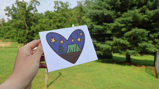 Love Adventuring Outdoors Camping Inspired Card