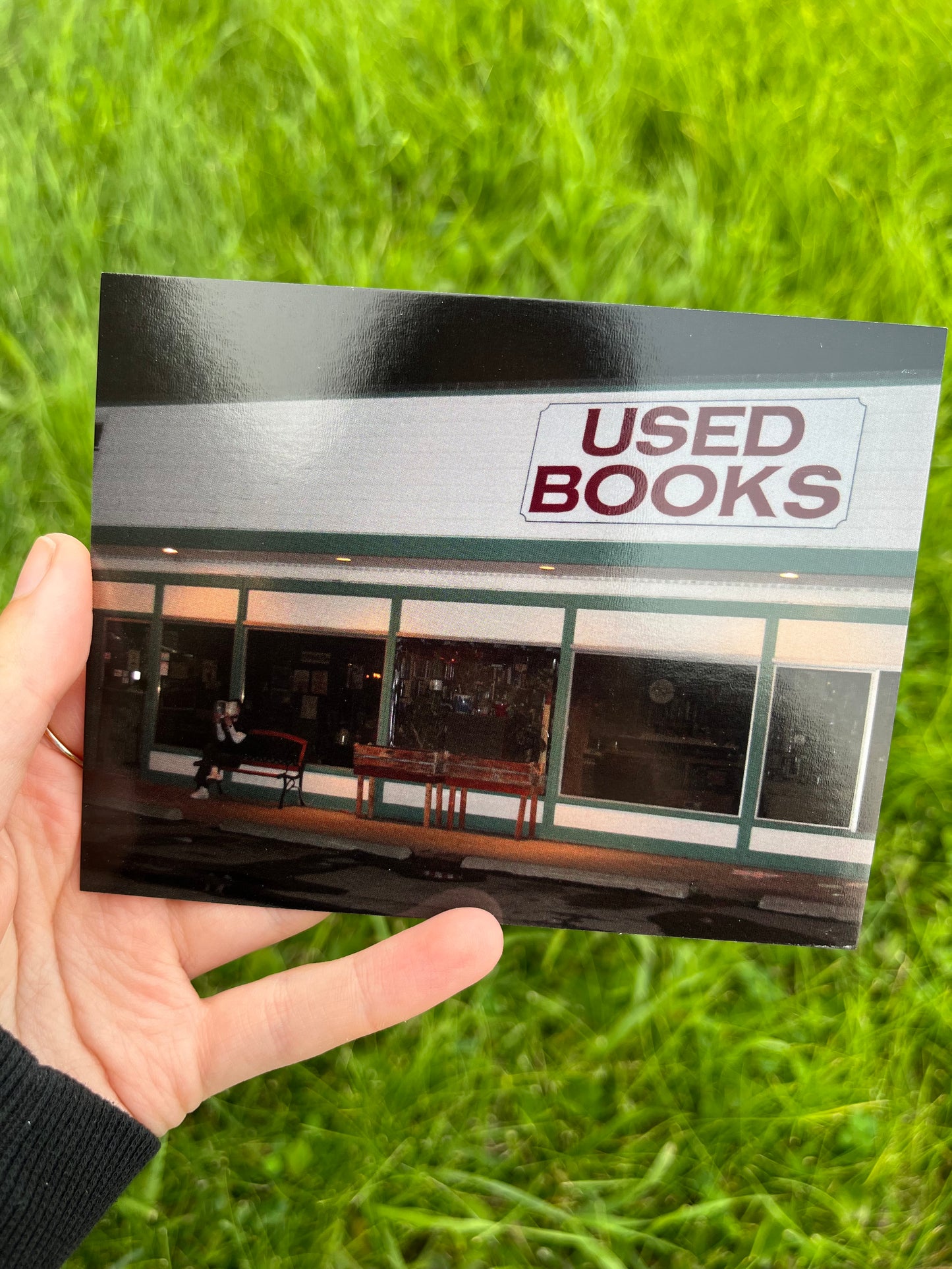 Used Books Reading Postcard