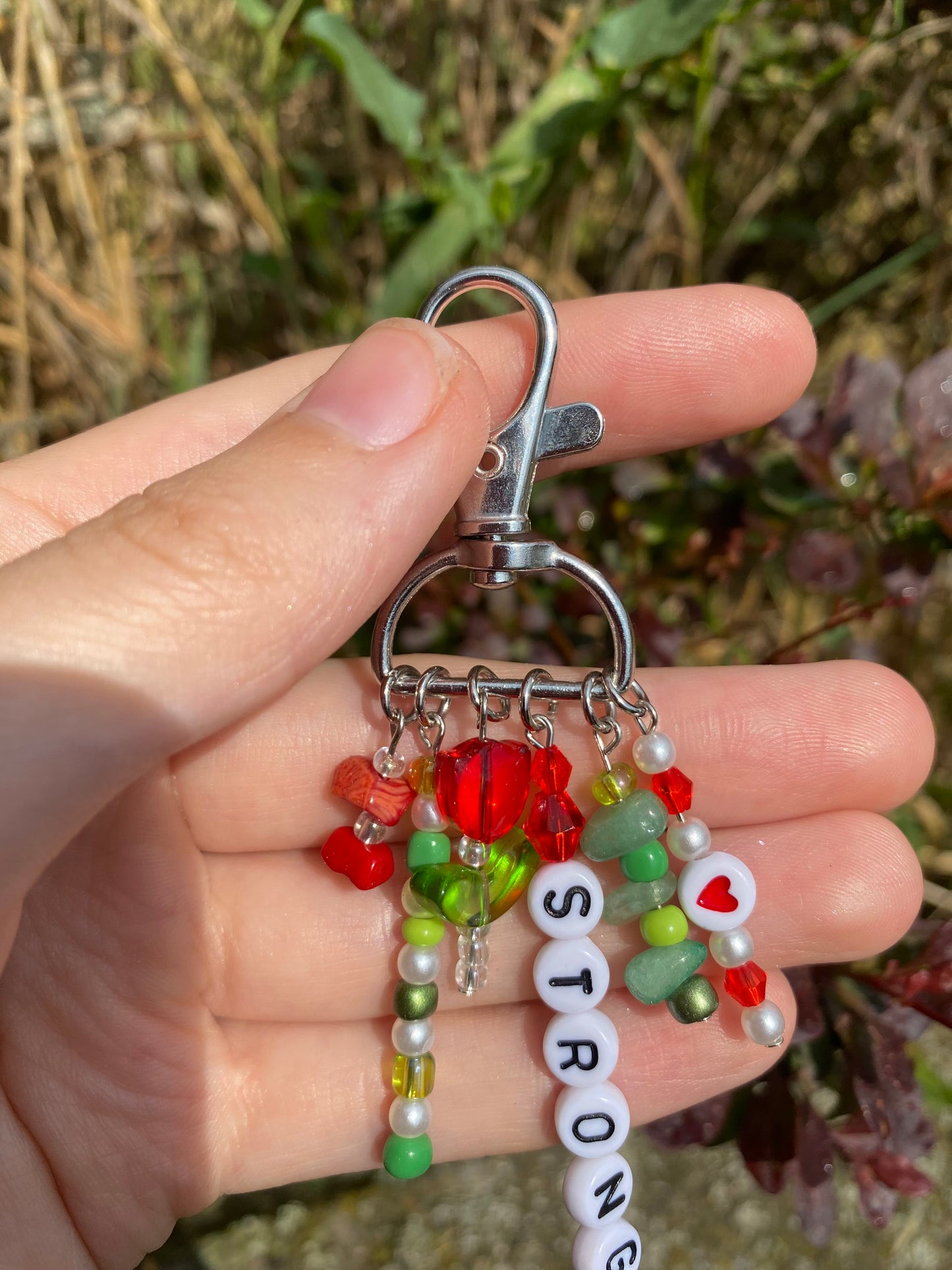 STRONG Silver D-Ring Swivel Keychian