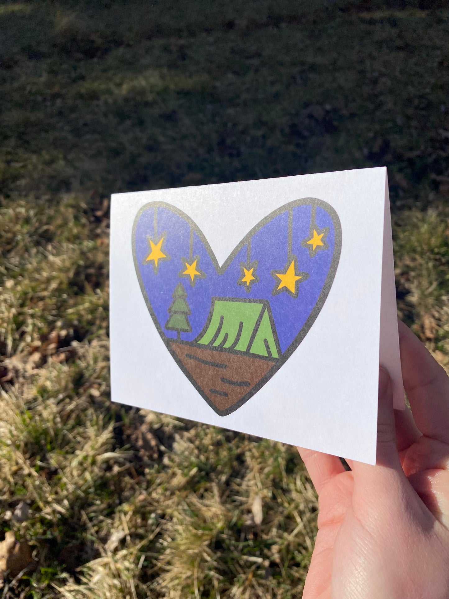 Love Adventuring Outdoors Camping Inspired Card
