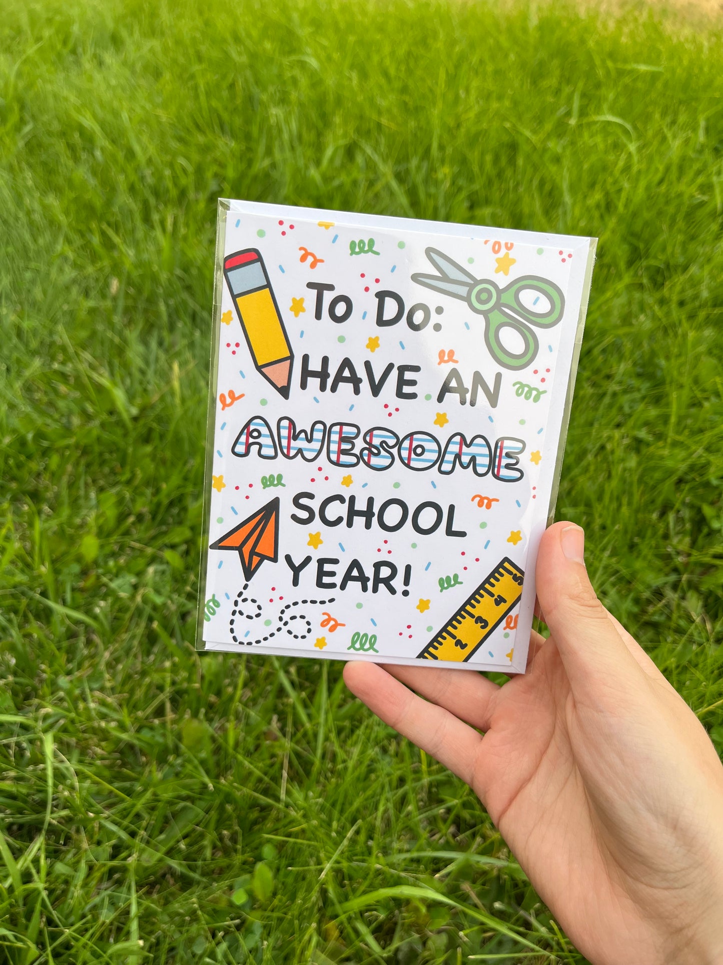 To Do List Back To School Card