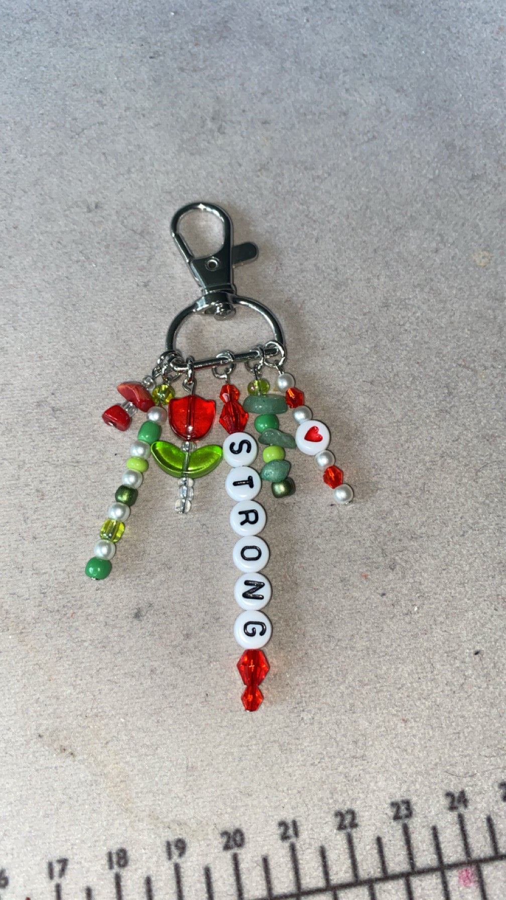 STRONG Silver D-Ring Swivel Keychian