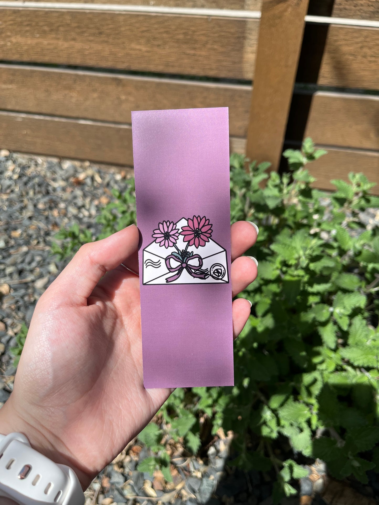 Montana State Flower Bitterroot Bookmark
