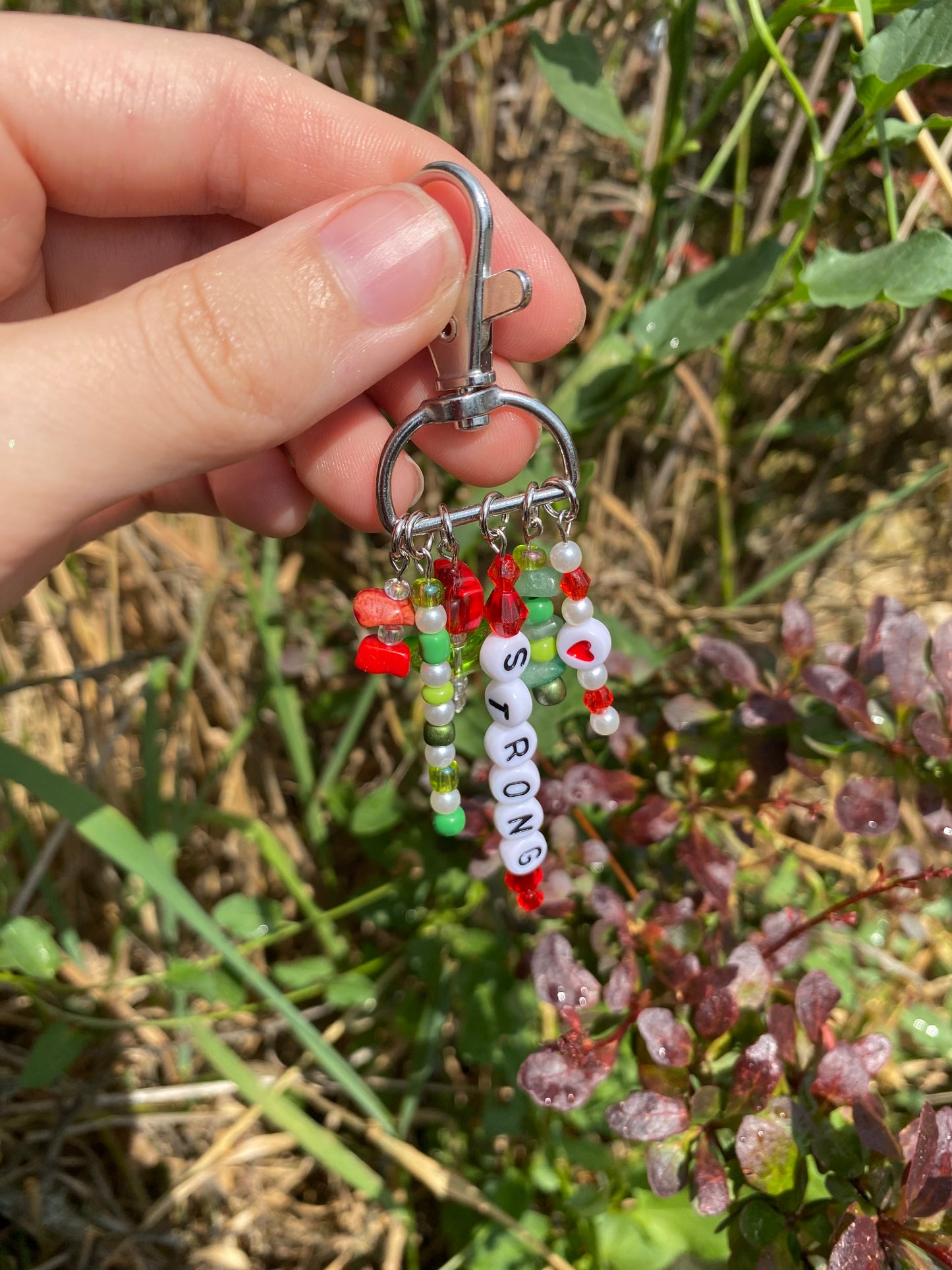 STRONG Silver D-Ring Swivel Keychian