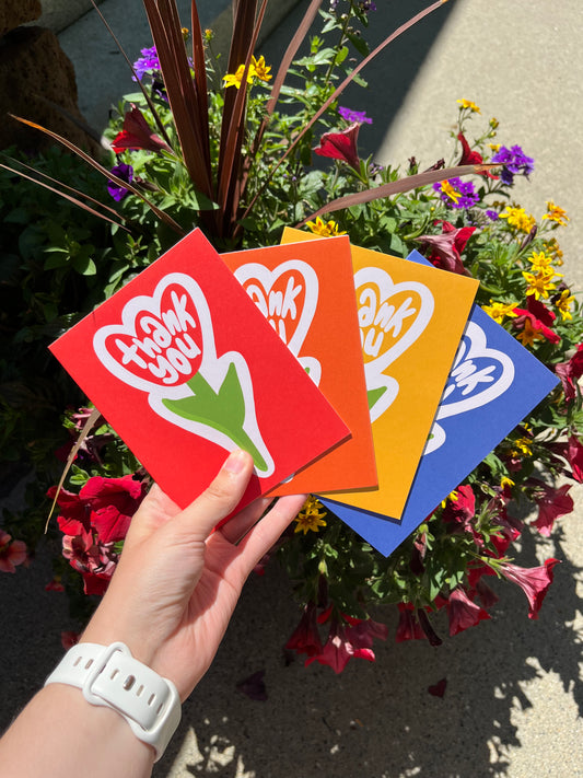 Tulip Thank You Card