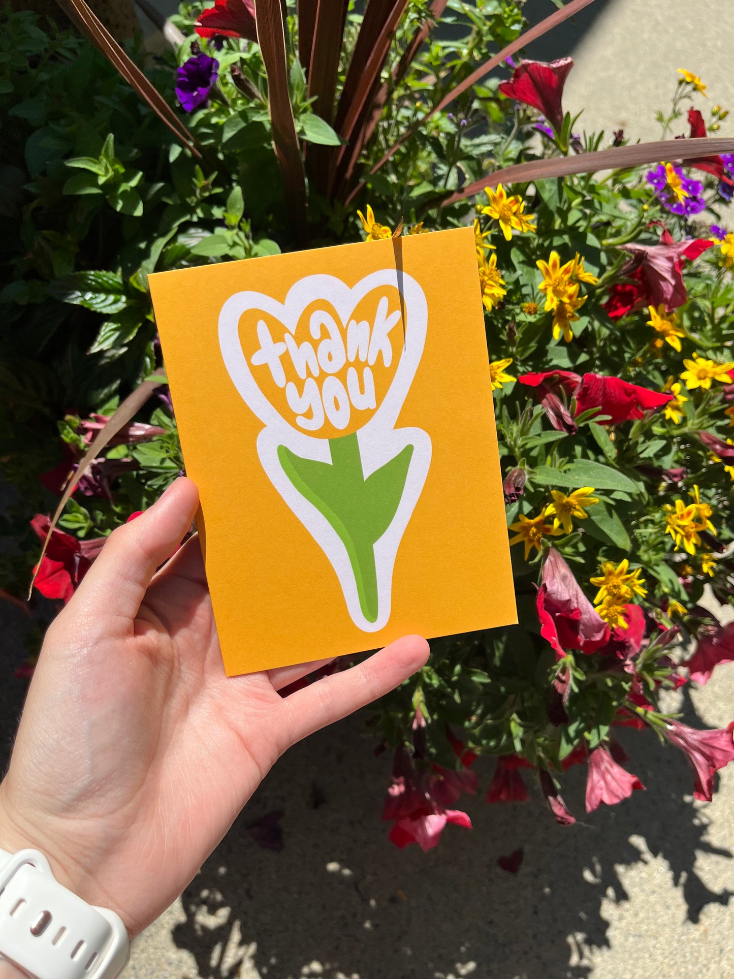 Tulip Thank You Card
