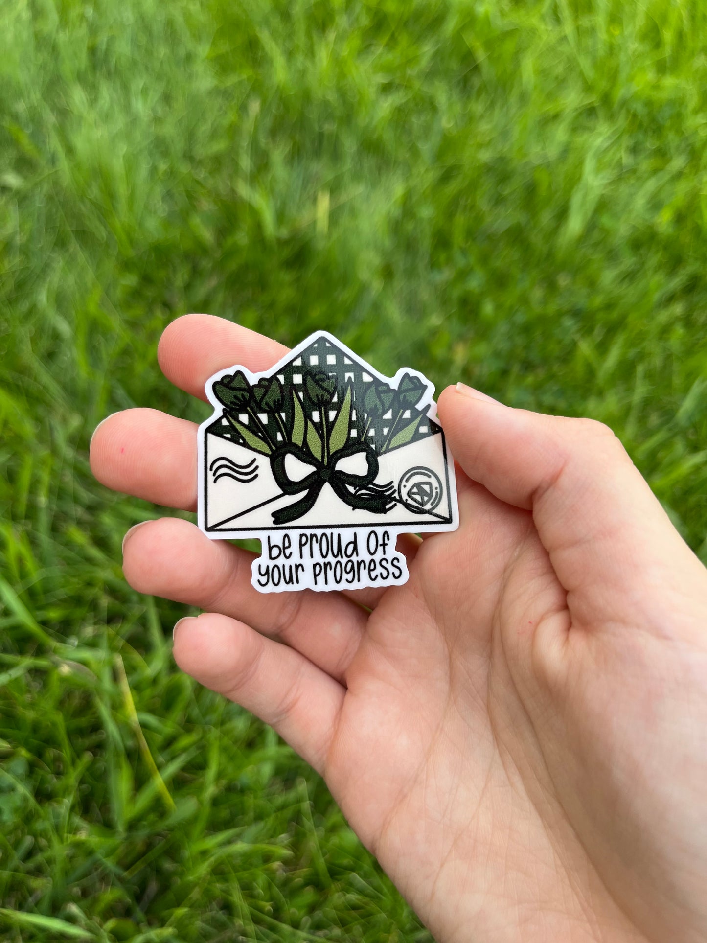 Loving Phrases Tulip Envelope Sticker