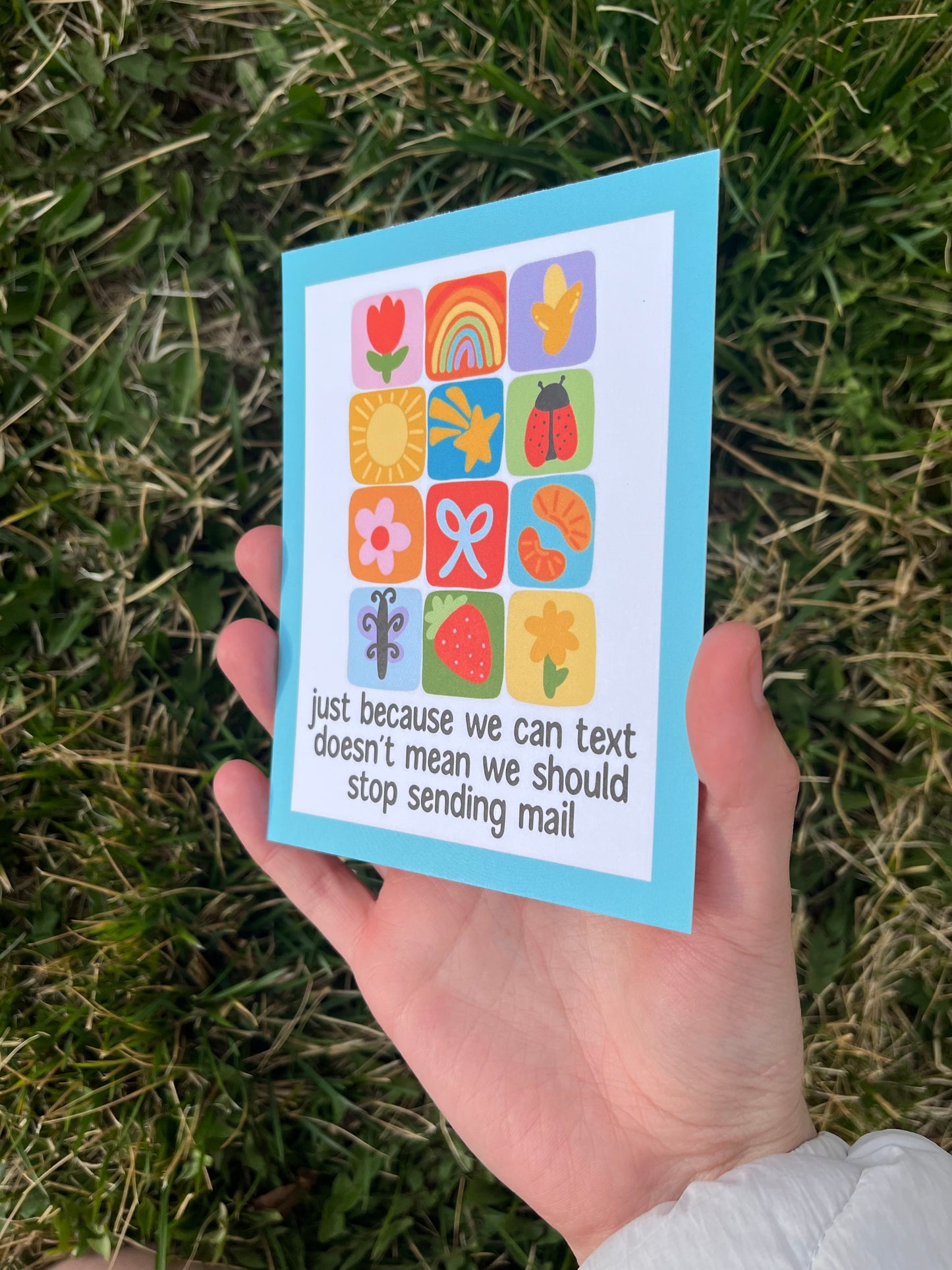 Send Mail Summer Quilt Themed Postcard/Card
