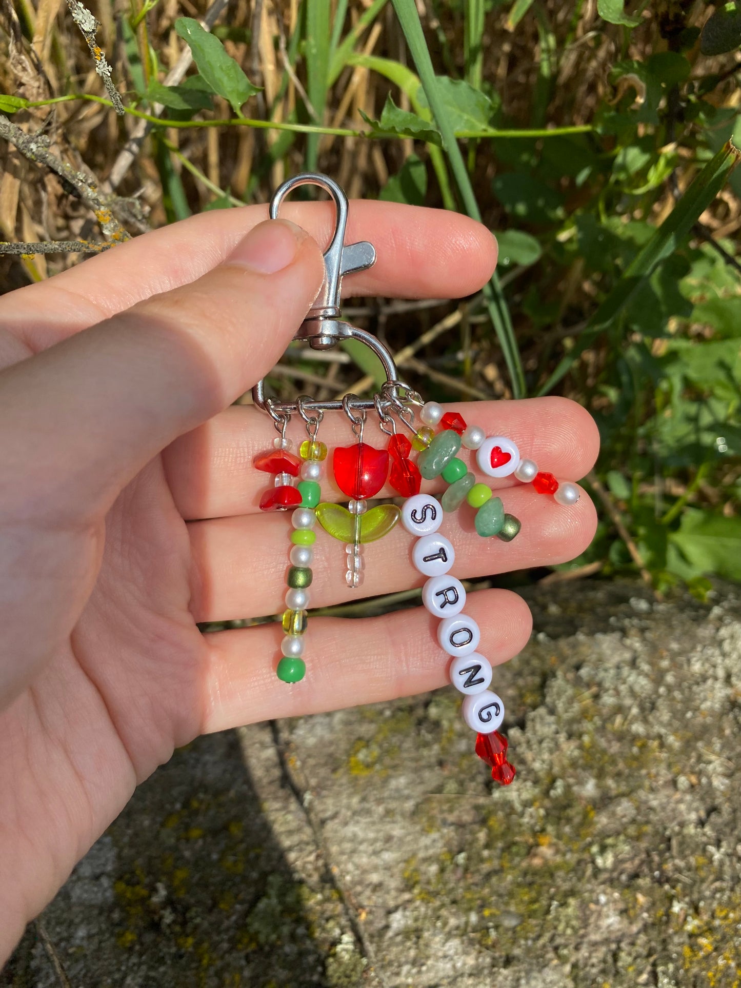 STRONG Silver D-Ring Swivel Keychian