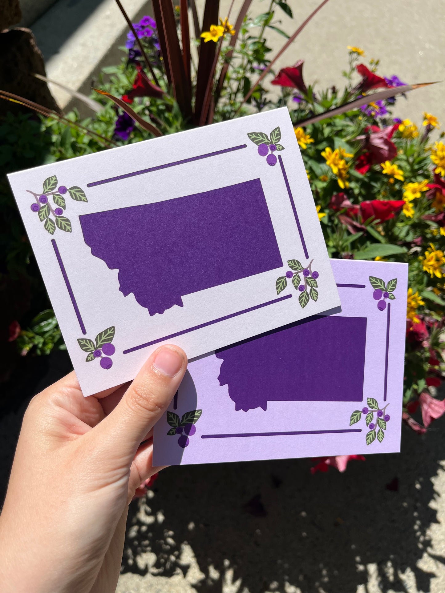 Montana State Huckleberries Card