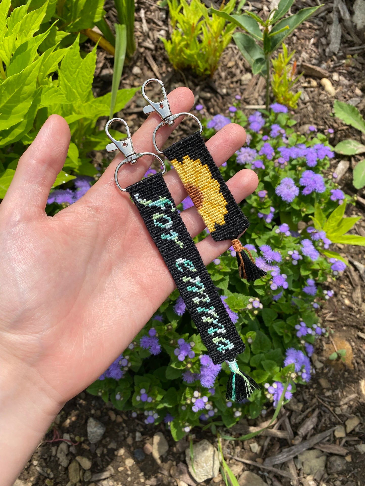 Custom Order for Mason- For Emma and Sunflower Keychains